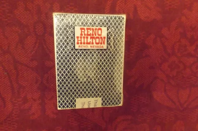 Aristocrat Reno Hilton actual play casino finish playing cards poker sealed #92