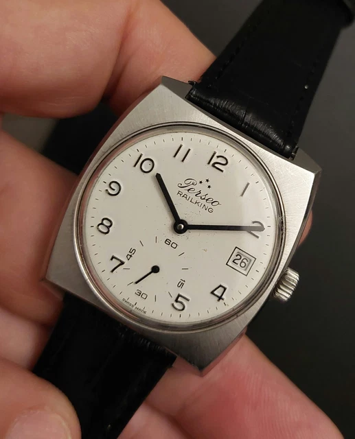 Vintage Perseo Ferrovie Perseo Railking Orologio Perseo Da Polso