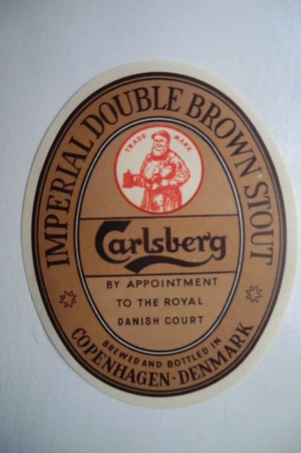 Mint Carlsberg Copenhagan Denmark Imperial Double Brown Ale Brewery Beer Label