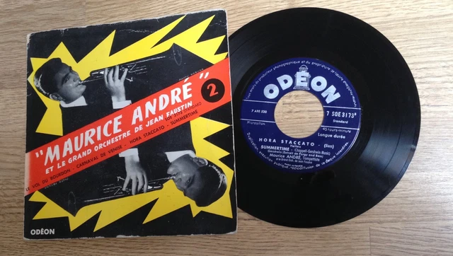 EP Maurice André N°2 Le vol du bourdon 2ème pressage bandeau rouge VG++/EXC