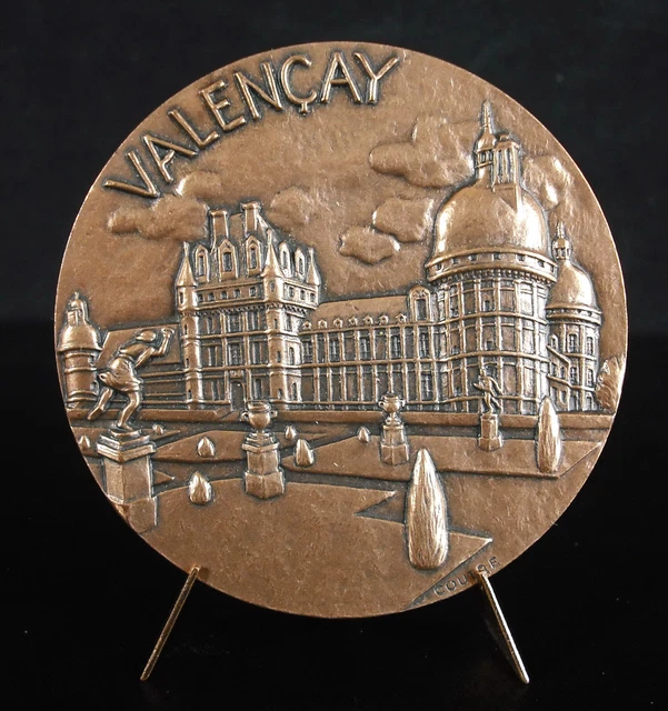 MEDAILLE VILLE DE Saint-Quentin-Fallavier blason emblème armes 60 mm