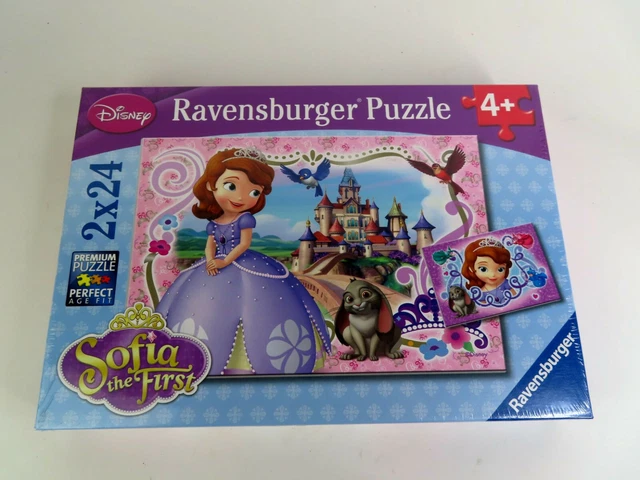 RAVENSBURGER SOFIA THE First Disney 2 x 24 Piece Jigsaw Puzzle New ...