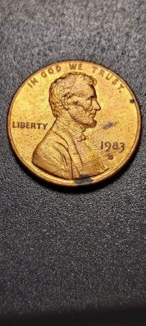1983 D Lincoln Memorial Penny - Under Weight 2.33g
