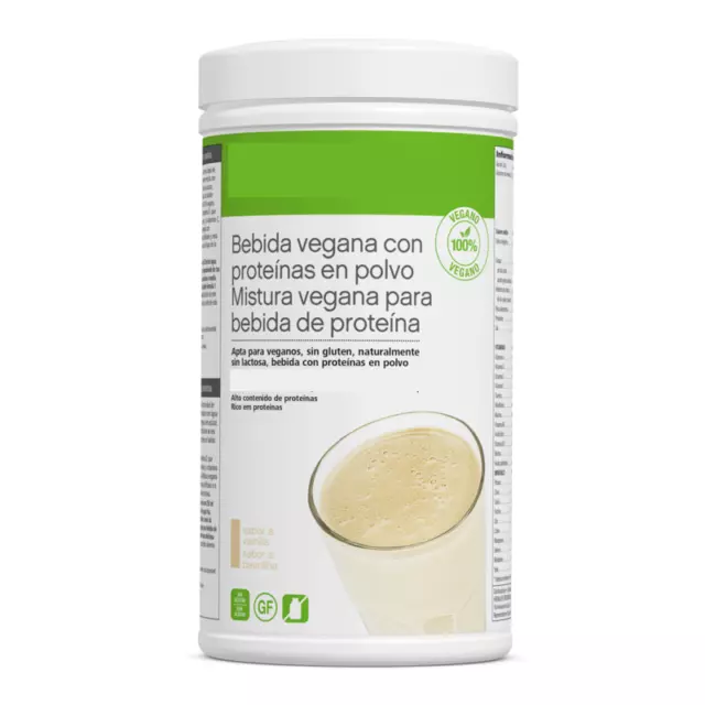 Bebida vegana con proteínas en polvo - 20 raciones Vainilla