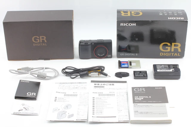 [Near MINT] RICOH GR Digital II 10.1MP digital Camera black From JAPAN 2