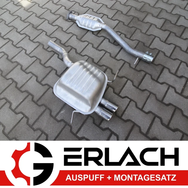 Silencieux Intermédiaire / Arrière Pour Mercedes T2, L 508, L 608, 309 (à Partir De 1978) - Neuf Avec Kit