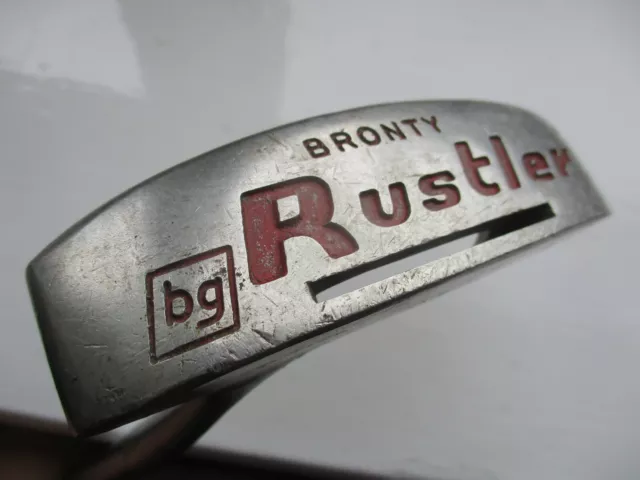 BRONTY RUSTLER BG Classic Vintage Putter 34.5" Long Right Handed Golf Club - VGC