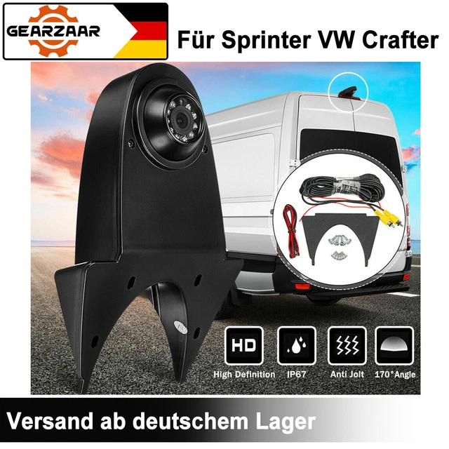 Dynavsal Transporter Van HD Auto Achteruitzicht Camera Remlicht Achteruitrijsysteem in 3e Remlicht met Achteruitrijcamera voor Mercedes Benz Vito W447 2 Deur Twee Deuren Van Derde Remlicht