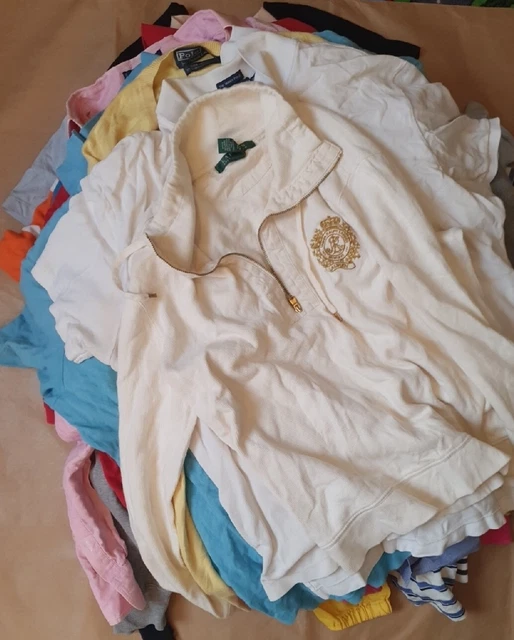 26 x Bundle Of ralph lauren  Clothing Wholesale Job Lot Clothes Grade B + C