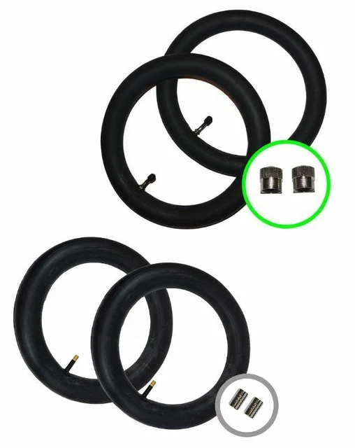 Pair 12" Inner Tubes for Phil & Teds Navigator Strollers Wheels Tires Air Filled