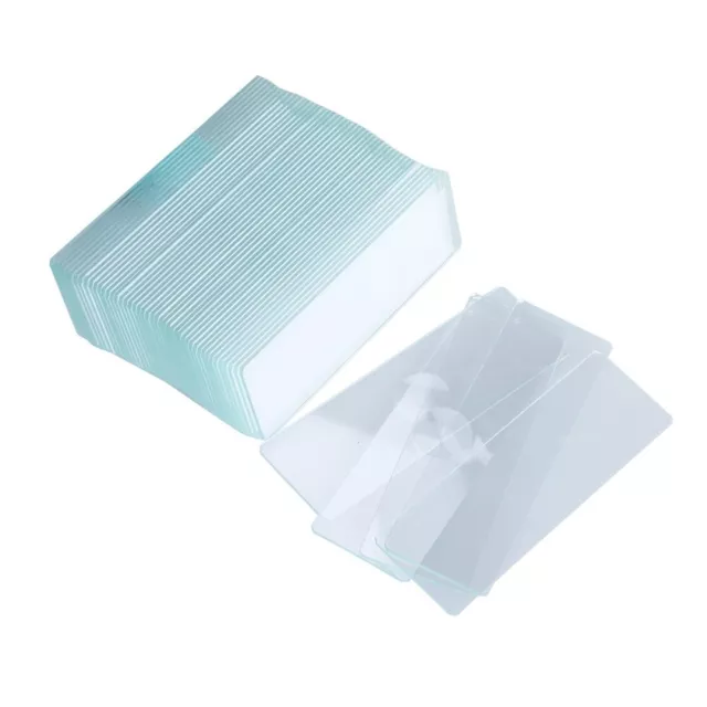 Premium 50 Microscope Slides Set for Safe Basic Science Education