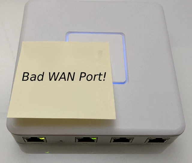 UBIQUITI NETWORKS USG UniFi Security Gateway Bad WAN Port £65.00