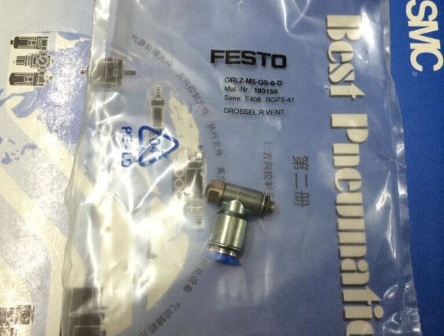 1 pz Nuovo Festo GRLZ-M5-QS-6-D 193155 Marca Valvola