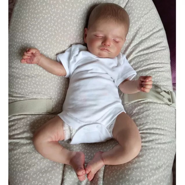 19'' Realistic Reborn Baby Doll Beautiful Newborn Sleeping Boy Girl Kids Gifts