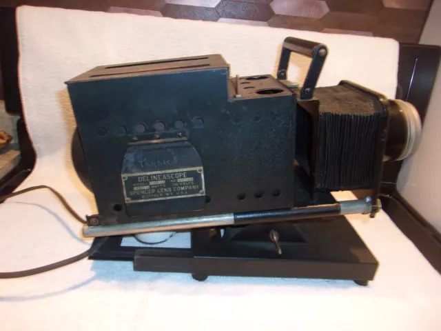 Antique Working Spencer Lense Co. Delineascope Model "D" w Case