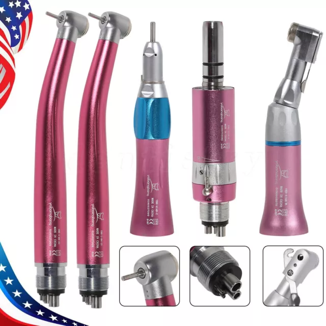 NSK Pana Max Style Dental High/Low Speed Air Turbine Handpiece 2HOLE/4HOLES Pink