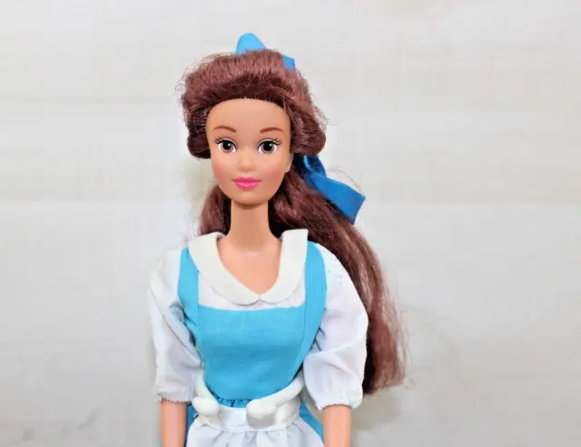 BELLE Barbie Doll from Disney’s Beauty and the Beast Vintage 1992 Mattel EUC