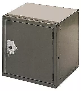 1 pcs - RS PRO 1 Door Grey Locker, 305 mm x 305 mm x 305mm