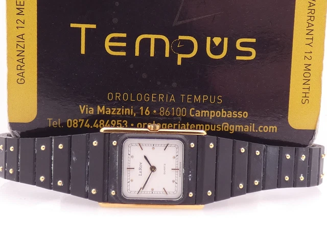 VINTAGE LE ROY - Baume & Mercier 8802 Ladies Quartz Tank  display picture 3