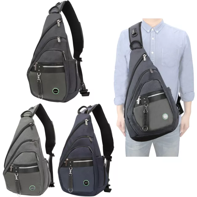 Large Laptop Sling Backpack Sling Bags Pack Crossbody Bags Travel Rucksack Bag