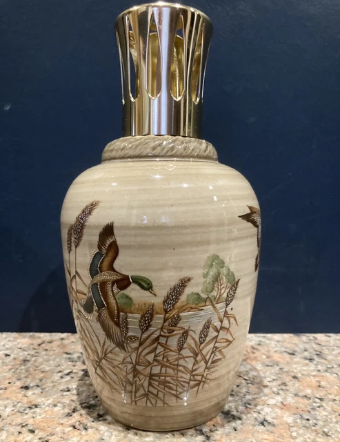 lampe berger en grès émaillé signée Brugnot - modèle N°2 - N