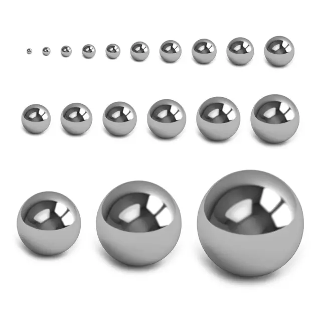 Metric Precision Bearing Balls Stainless Steel Loose Bearings Bulk 1mm - 25mm