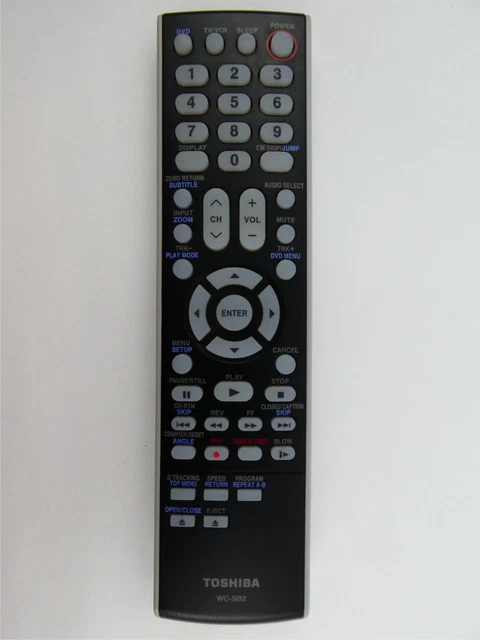 Toshiba WC-SB2 DVD TV/VCR Combo Remote Control