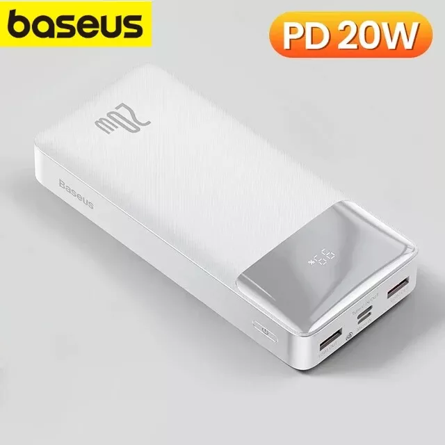 Baseus Powerbank 20000mAh 20W LCD Display Schnell Ladegerät micro USB / USB C