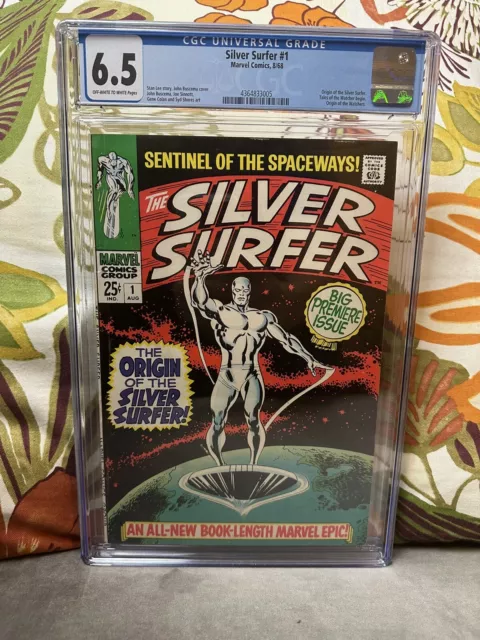 Silver Surfer #1 CGC 6.5 Marvel Comics 1968 Origin of the Silver Surfer