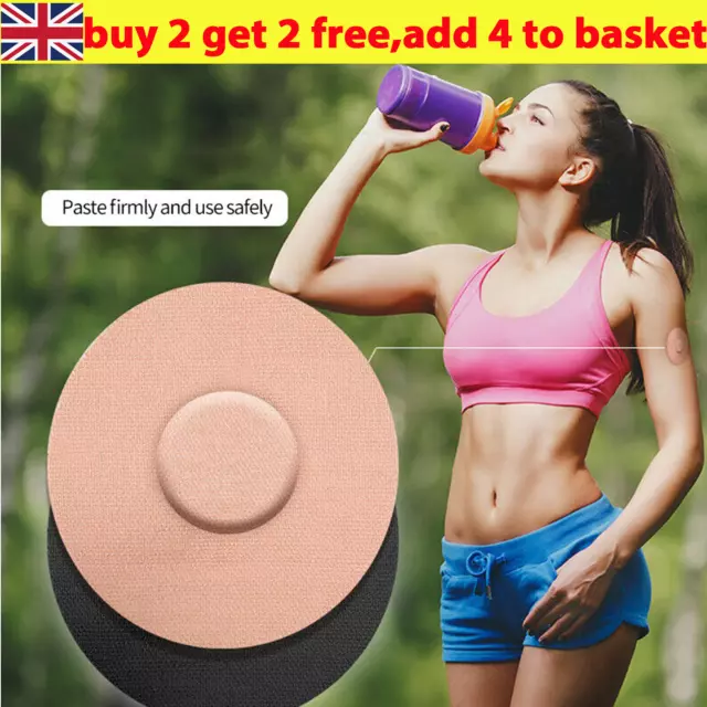 10Pcs Freestyle Libre Sensor Cover Fixed Patches Stickers Waterproof UK Stock