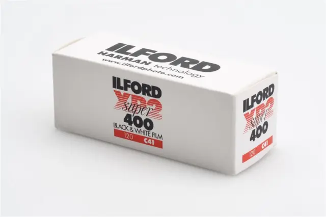 ILFORD XP-2 Super 400 Iso 120 B/W Film (1709396821)