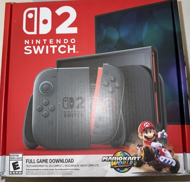 NEW NINTENDO SWITCH 2 Console + Mario Kart World Game Bundle 🎮 - Free ...