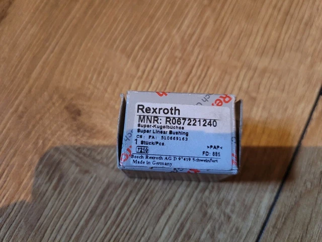 Rexroth Linear Bearing R067221240 / #D AS5 1602