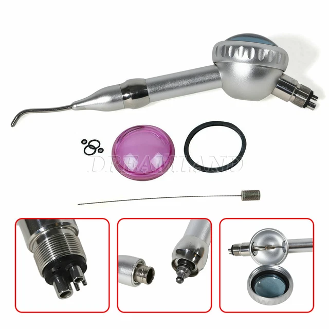 5X Dentale Hygiene AIR FLOW Prophy Jet Polisher Teeth 4 Hole - Foto 4