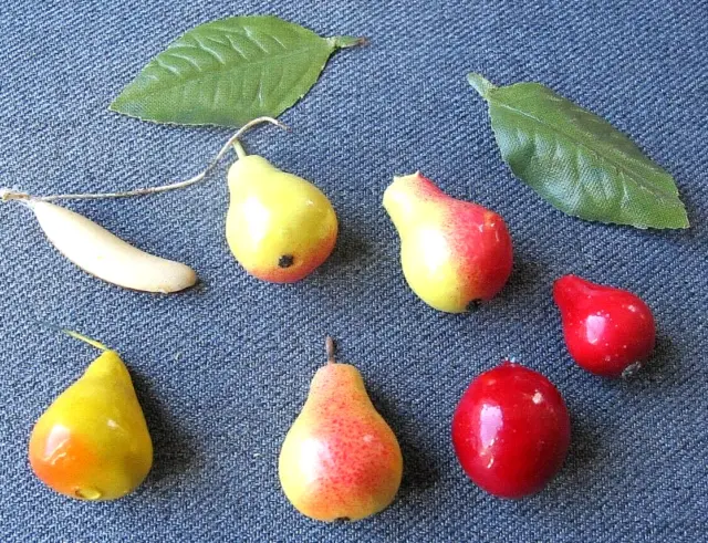 Vintage Carmen Miranda lacquered loose fruits for millinery jewelry making  #31