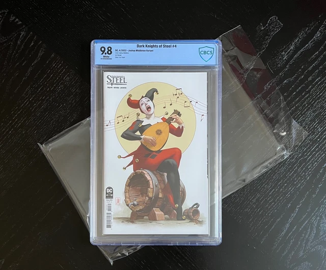 Dark Knights of Steel #4 - Harley Quinn Cardstock Cover by Middleton - CBCS 9.8!