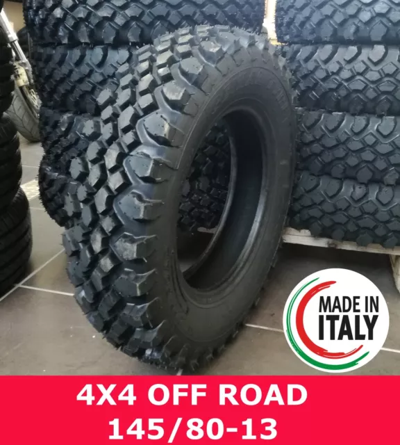 Gomme Pneumatici Panda 4X4 Off Road 145/80 R13 M+S Gomme 145 80 13 Ricostruito