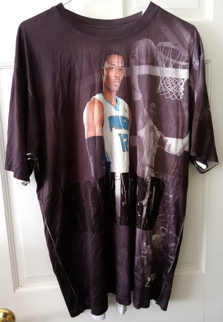 Orlando Magic Dwight Howard #12 Two Side Photo Print Shirt Three60 Gear XL