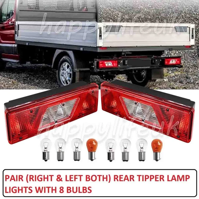 Tail Light Lens Pair Of Rear Covers For Ford Transit Mk8 Tipper/Pick-Up ( Left & Right) Mk7 Transit Accessories