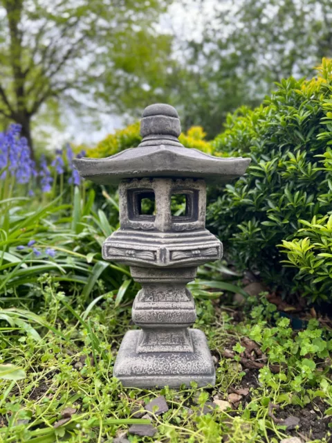Japanische Pagode Figur Beton Chinesische Laterne Statue Steinpagode Skulptur