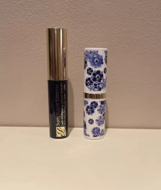 Estee Lauder Lippenstift Rose Göttin Volle Grösse & Üppige Extreme Mini-Mascara