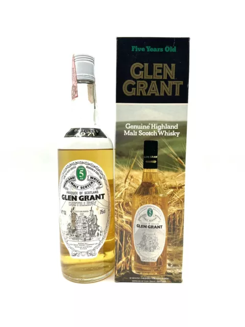 Vintage Scotch Whisky 1971 Glen Grant 5 Years Old Astucciato 75cl 40%