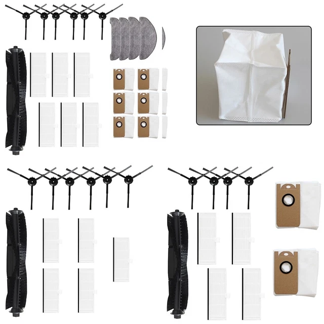 Set ricambi ad alte prestazioni per aspirapolvere Laresar L6 Pro e Ultenic T10
