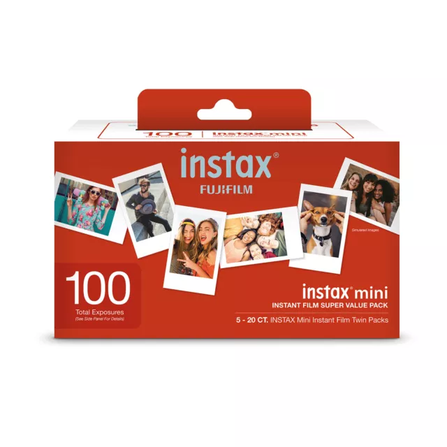 Instax Mini Film Super Value Pack (100 Film Pack)