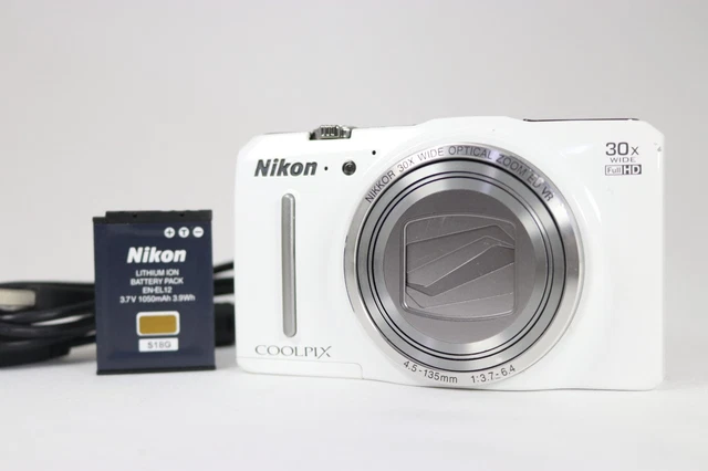 NIKON COOLPIX S9700 Digital Camera 16.0MP 30x Optical Zoom From JP