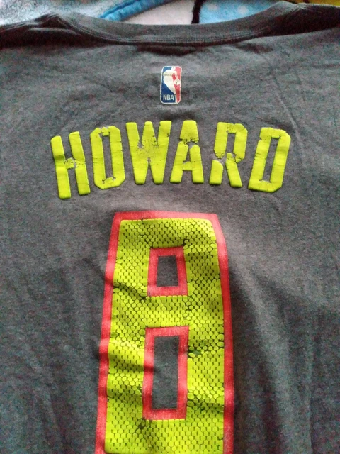 Adidas Dwight Howard #8 T Shirt Atlanta Hawks gray t-shirt Sz 2XL