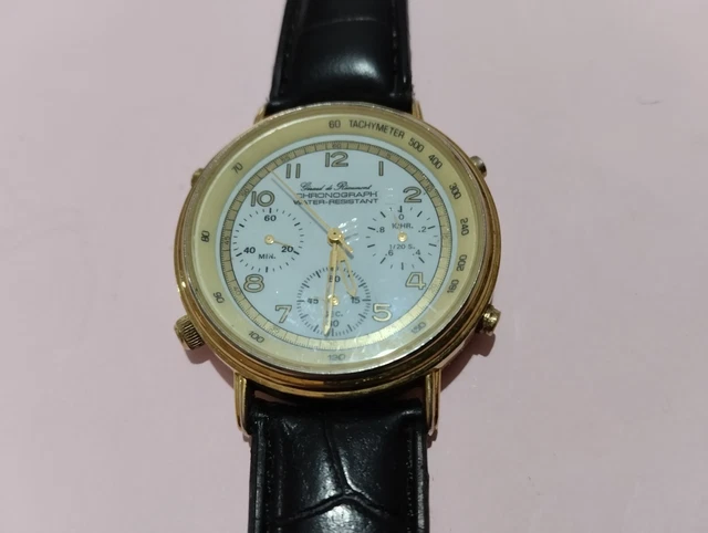 Montre Dame Gérard De Réaumont - Cadran Blanc Chiffres Romains - Pile Neuve - Réf. A122