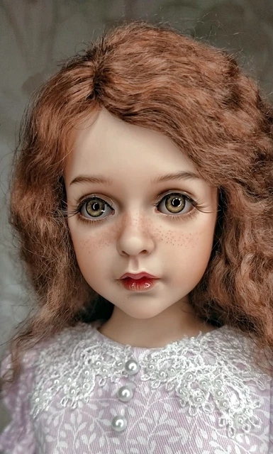 Resin 1/4 BJD Doll Nude Pretty Female Joints Body Faceup Eyes DIY Girl Toy Gifts