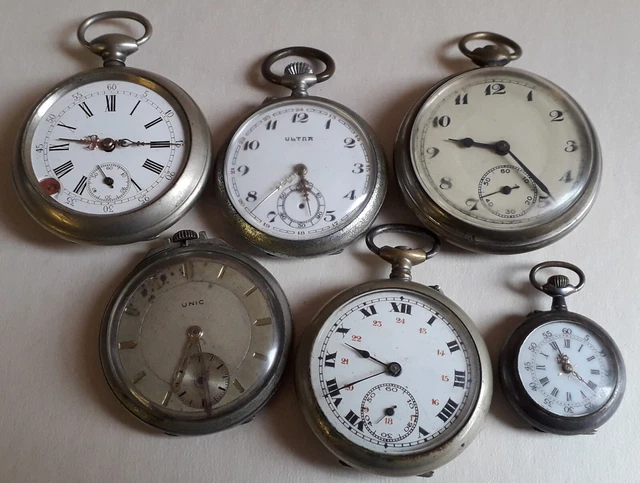 Lot De Montres à Gousset Anciennes - Vintage - Collection - Occasion Très Bon État