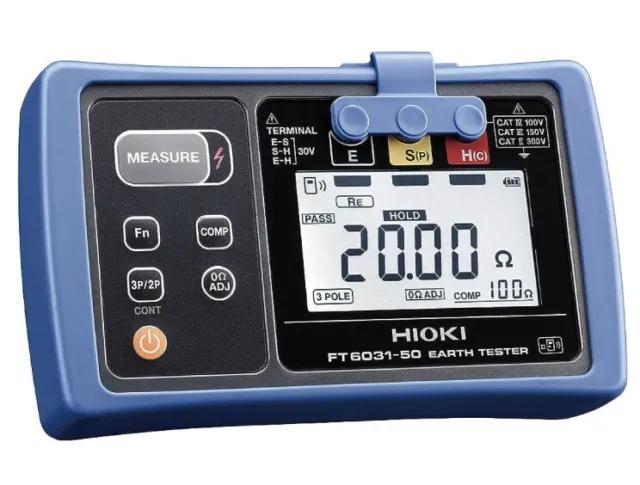 HIOKI FT 6031-50 Ground Resistance Meter Waterproof Bluetooth NEW Unused